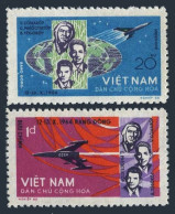Viet Nam 340-341, MNH. Michel 359-360. Flight Of Voskhod 1, 1965. Cosmonauts. - Vietnam