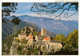 CPM-66- SAINT-MARTIN-DU-CANIGOU - Vue Panoramique De L'Abbaye **2 Scans - Sonstige & Ohne Zuordnung