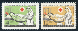 Viet Nam 158-159, MNH. Michel 164-165. Children Day 1961. Red Cross. - Viêt-Nam
