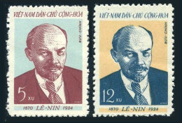 Viet Nam 121-122,MNH.Michel 125-126. 1960.Vladimir Lenin,1970-1924. - Viêt-Nam