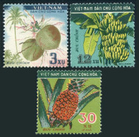 Viet Nam 106-108,MNH.Michel 110-112. Fruits 1959.Coconuts,Bananas,Pineapple. - Vietnam