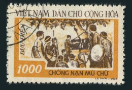 Viet Nam 66,CTO.Michel 69. Anti-illiteracy Campaign,1958. - Viêt-Nam