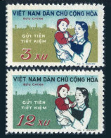 Viet Nam 168-169,MNH.Michel 172-173. Saving Campaign,1961.Mother & Child. - Vietnam