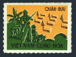 Viet Nam South M1 Litho, MNH. Michel M1. Military Stamps 1961. Soldier. - Viêt-Nam