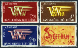 Viet Nam South C1-C4, MNH. Michel King Bao-Dai 74-77. Air Post 1952-1953. Map. - Vietnam