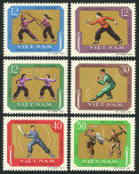 Viet Nam 515-520,MNH.Michel 544-549. Martial Arts 1968.Fencing,Fighting,Swords, - Viêt-Nam