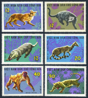 Viet Nam 455-460, MNH. Mi 475-480. Wild Animals 1967. Cuon Rutilans, Binturong, - Vietnam