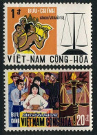 Viet Nam South 349-350, MNH. Mi 426-427. Constitutional Democracy, 1969. Justice - Vietnam