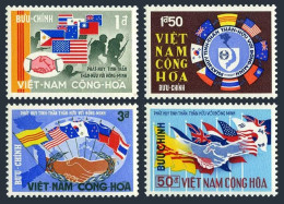 Viet Nam South 327-330, MNH. Mi 404-407. Viet Nam's Allies, 1968. SEATO, Flags. - Viêt-Nam