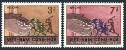 Viet Nam South 281-282, MNH. Mi 358-359. Refugees From Communist Oppression,1966 - Vietnam