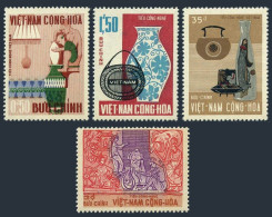 Viet Nam South 311-314, MNH. Mi 388-391. Handicrafts 1967. Potter, Vases, Basket - Vietnam