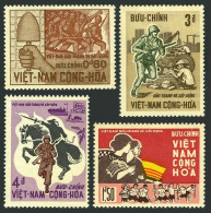 Viet Nam South 294-297, MNH. Mi 371-374. Revolution, 3rd Ann.1966. Soldiers,Flag - Vietnam