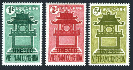 Viet Nam South 178-180, MNH. Mi 255-257. UNESCO-15, 1961. Temple To Confucius. - Viêt-Nam