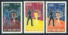 Viet Nam South 239-241, MNH. Michel 316-318. Day Of National Grief, 1964. - Vietnam