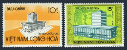 Viet Nam South 480-481, MNH. Mi 558-559. New National Library Building, 1974. - Viêt-Nam