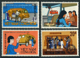 Viet Nam South 351-354, MNH. Michel 428-431. 1st Mobile Post Office, 1969. - Viêt-Nam