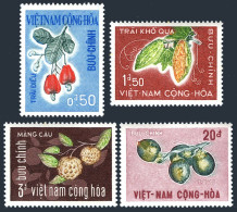 Viet Nam South 301-304, MNH. Mi 378-381. Nuts 1967. Bitter Melon,Cashew,Sweetsop - Vietnam