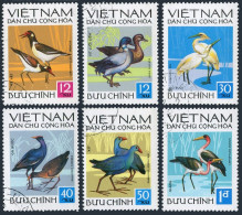 Viet Nam 669-674,CTO.Michel 701-706. Birds 1972. Lobivanellus Indicus, Anas. - Vietnam