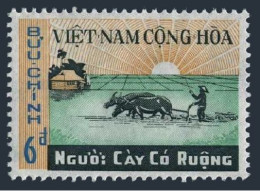 Viet Nam South 376, MNH. Mi 454. Agricultural Reform, 1970. Plower In Rice Field - Vietnam