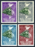 Viet Nam South 116-119, MNH. Mi 188-191. Saigon-Dongha Railroad, 1959.Map,Diesel - Vietnam