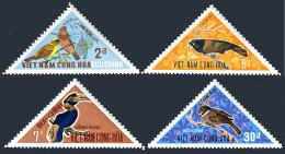 Viet Nam South 364-367, MNH. Bird 1970. Sparrows, Munia, Hornbill, Tree Sparrow. - Vietnam