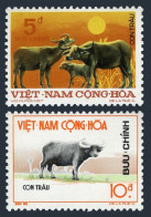 Viet Nam South 460-461, MNH. Michel 538-539. Water Buffaloes, 1973. - Viêt-Nam