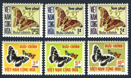 Viet Nam South J15-J20, MNH. Mi P15-20. Due Stamps 1968. Atlas Moth, Butterflies - Viêt-Nam