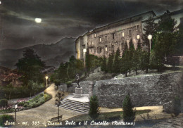 Susa - Place Pola Et Château  / Piazza Pola E Castello ( De Nuit / Notturno) - Autres & Non Classés