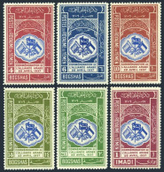 Yemen 24-29, Hinged. Michel 21-26. Arab Alliance, 2nd Ann. 1939. Flags.  - Yemen