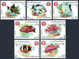 Yemen Kingdom 323-329 Michel, MNH. Fish, 1967. - Yemen