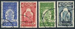 Yemen 55-58,CTO.Michel 48-51. Mocha Coffee Tree, Palace,San'a, 1947-1958. - Yémen