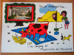 Pégairolles De L'Escalette. Lot De 7 Cartes Illustrateur Inédites (GF4100) - Andere & Zonder Classificatie