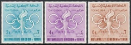 Yemen Kingdom 72-74 Michel, MNH. Olympics Tokyo-1964. Torch. - Yémen