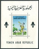 Yemen YAR 197G,197G Imperf,lightly Hinged.Michel Bl.28-29. Boy Scouts,1964. - Jemen
