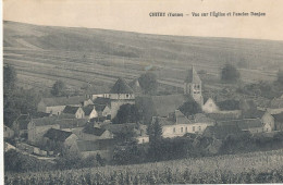 89 // CHITRY   Vue Sur L'église Et L'ancien Donjon - Altri & Non Classificati