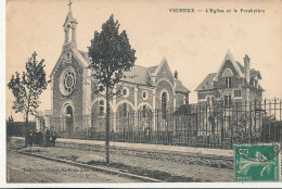 91 // VIGNEUX   L'église Et Le Presbytère - Vigneux Sur Seine