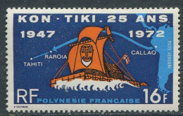French Polynesia:France:Unused Stamp Kon-Tiki 25 Years 1947-1972, MNH - Ships