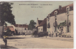 Côte-d'Or - Ruffey-les-Echirey - La Grande Rue - Café De La Place - Andere & Zonder Classificatie