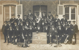 10 - Aube - UNION OUVRIERE - FANFARE De SAINTE SAVINE - Carte Photo - Autres & Non Classés