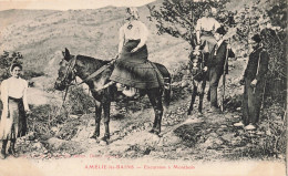 Amélie Les Bains * Excursion En âne , à Montbolo * Types Du Pays - Amélie-les-Bains-Palalda
