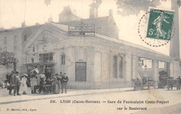 P-24-Mi-Is-1921 : LYON. CROIX-ROUSSE. LA GARE DU FUNICULAIRE - Sonstige & Ohne Zuordnung