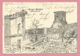 68 - REININGEN - REININGUE - Carte Dessinée Allemande Signée F. MUTSCHLER - Feldpost - Landwehr Inft. Reg. 119 - Guerre - Autres & Non Classés