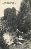 Conflans Sur Seine - Les Bords De La Seine Dans L'île "pêcheur" - Andere & Zonder Classificatie