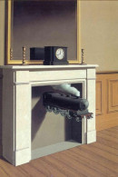 Art - Peinture - René Magritte - Temps Transpercé - CPM - Carte Neuve - Voir Scans Recto-Verso - Malerei & Gemälde