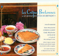 Recettes De Cuisine - Crêpes Bretonnes - Carte Neuve - Gastronomie - CPM - Voir Scans Recto-Verso - Recipes (cooking)