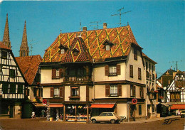 Automobiles - Obernai - Maisons Typiques - Place De L'Etoile - CPM - Voir Scans Recto-Verso - Voitures De Tourisme