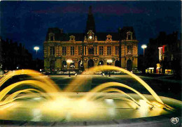86 - Poitiers - L'Hotel De Ville - Vue De Nuit - Jets D'eau - CPM - Voir Scans Recto-Verso - Poitiers