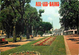 73 - Aix Les Bains - Le Parc Et Les Thermes - CPM - Voir Scans Recto-Verso - Aix Les Bains