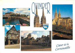 29 - Quimper - Multivues - Blasons - Voir Scans Recto Verso  - Quimper