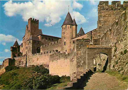 11 - Carcassonne - La Cité Médiévale - La Porte D'Aude - Le Château Comtal - Carte Neuve - CPM - Voir Scans Recto-Verso - Carcassonne